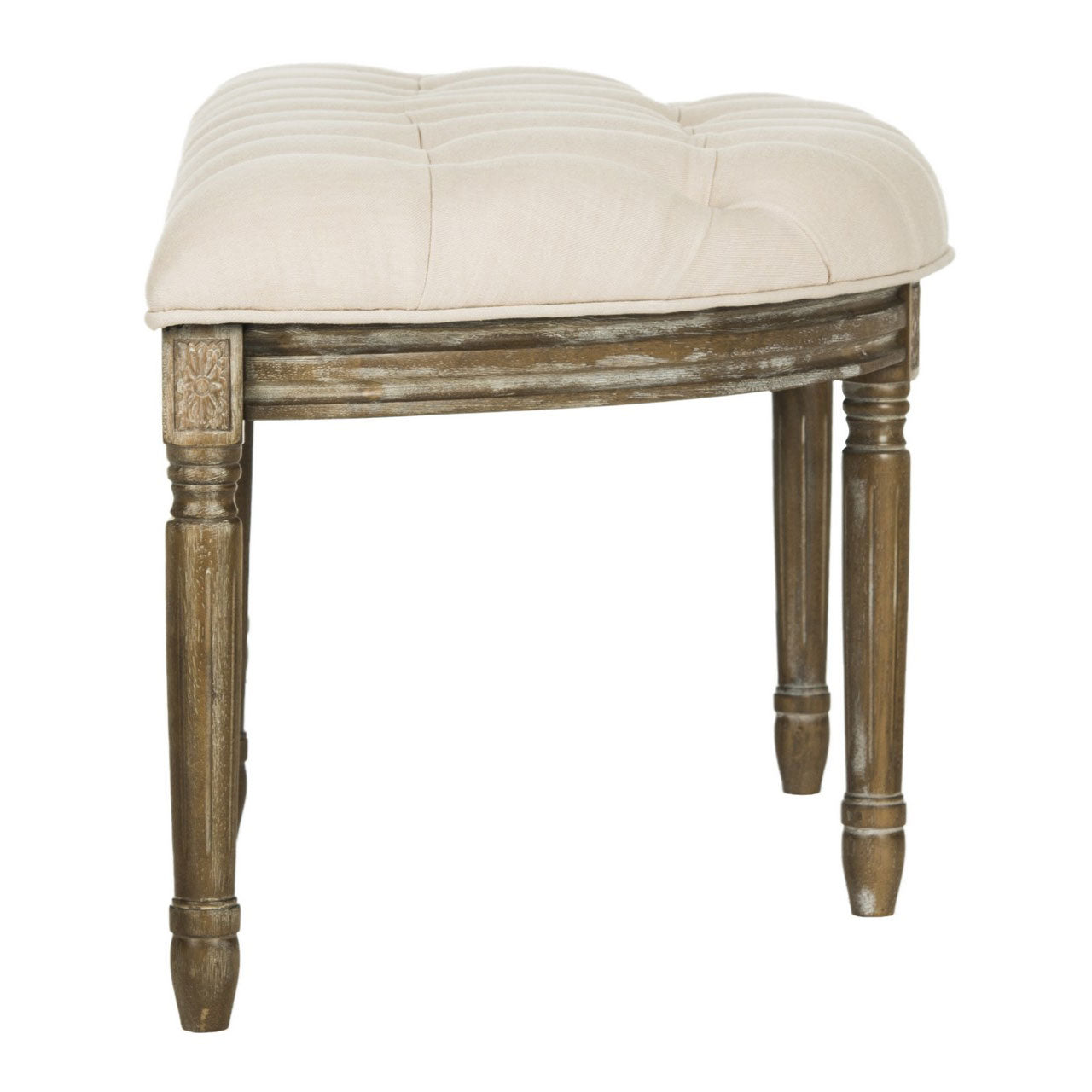 Villanueva Tufted Semi Circle Bench