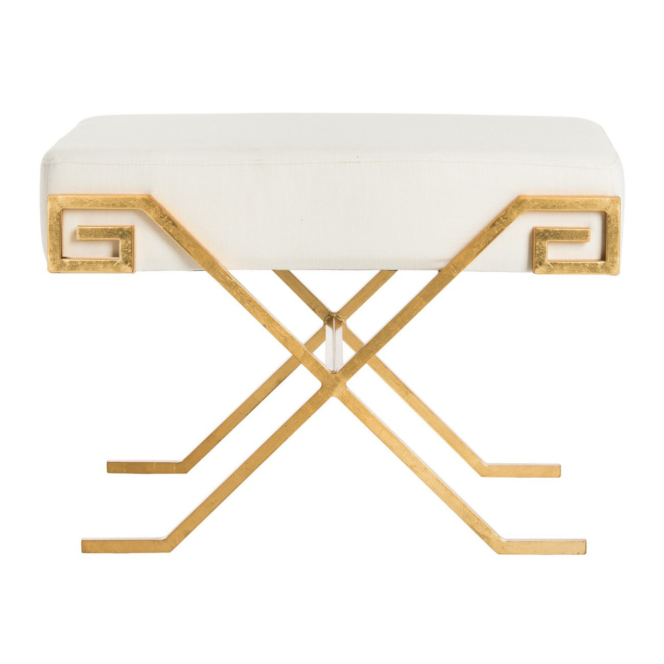 Carney Greek Key Bench – Paynes Gray