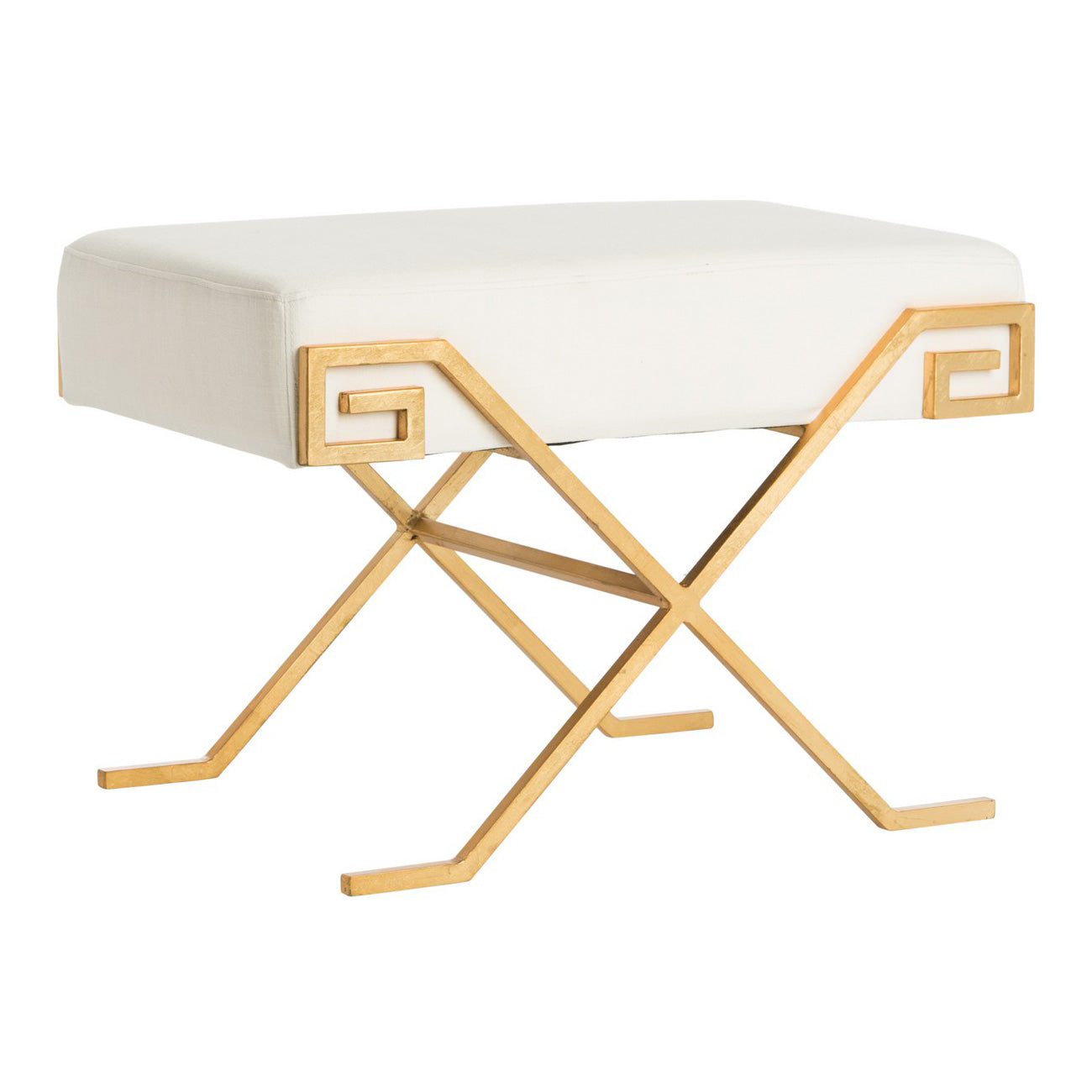 Carney Greek Key Bench – Paynes Gray