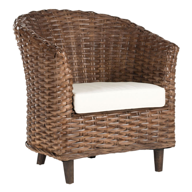 Mercado Rattan Barrel Chair – Paynes Gray