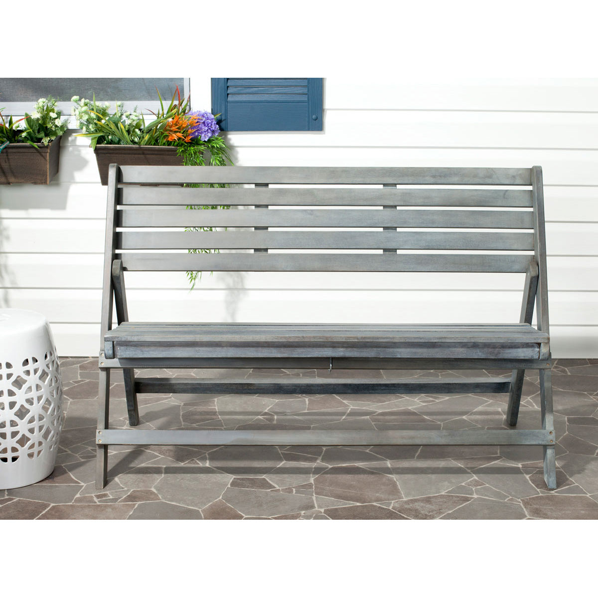 Alice Outdoor Folding Bench