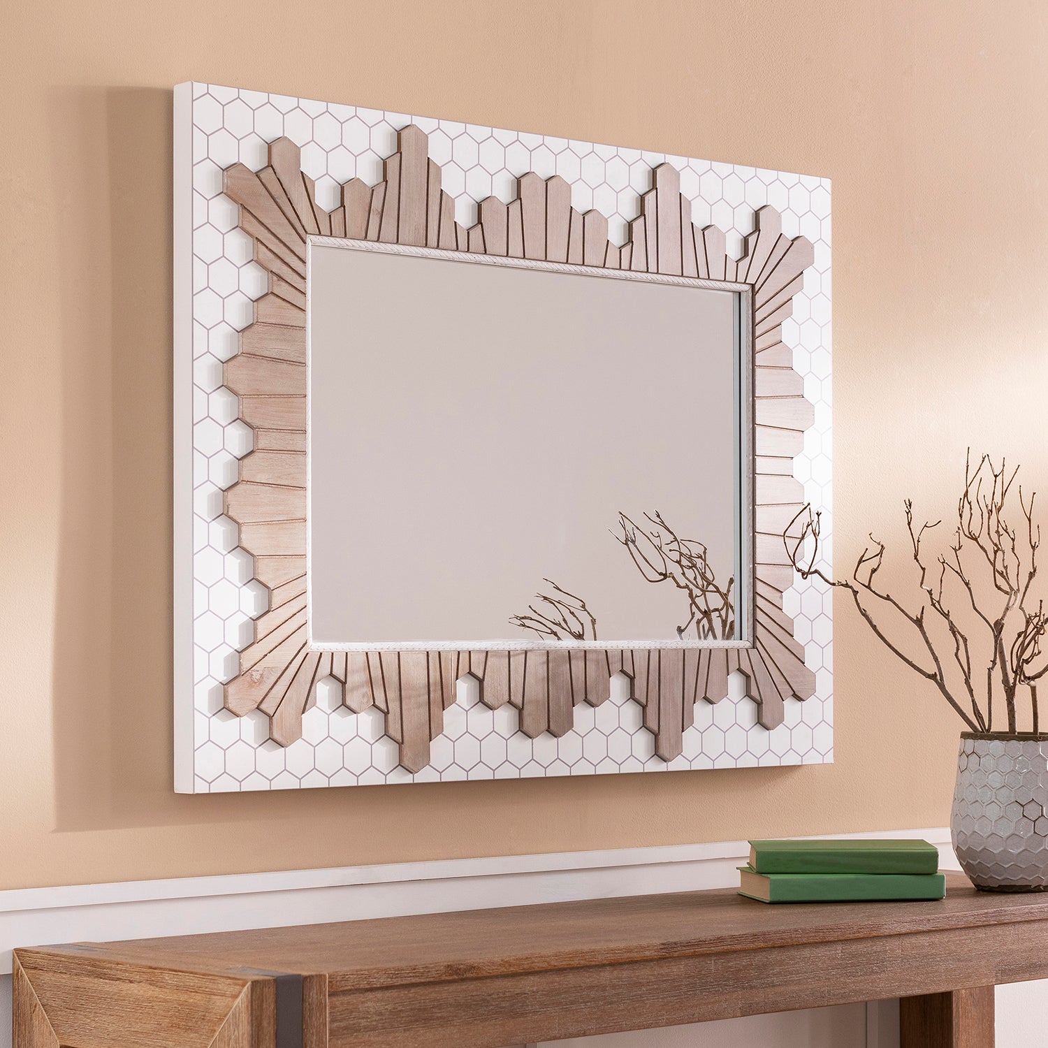 Gamila Honeycomb Wall Mirror