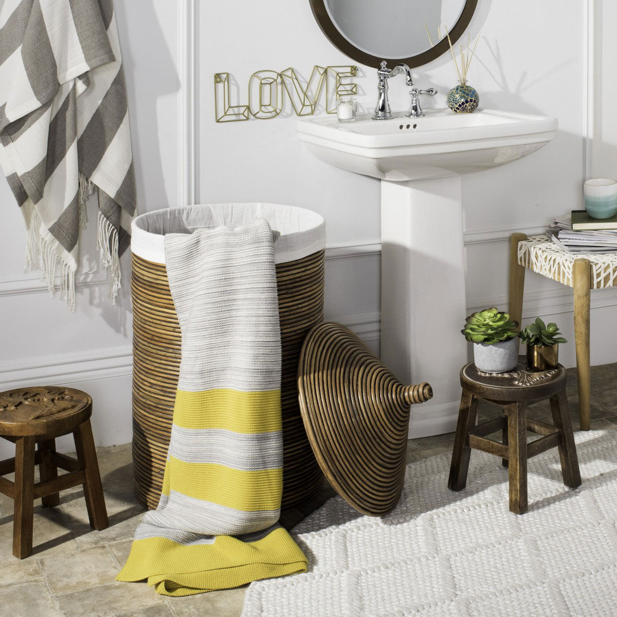 Hutton Rattan Storage Hamper