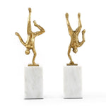 Villa and House Handstand Statue Set Of 2