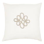 Square Feathers Imperial Birch Crest Throw Pillow