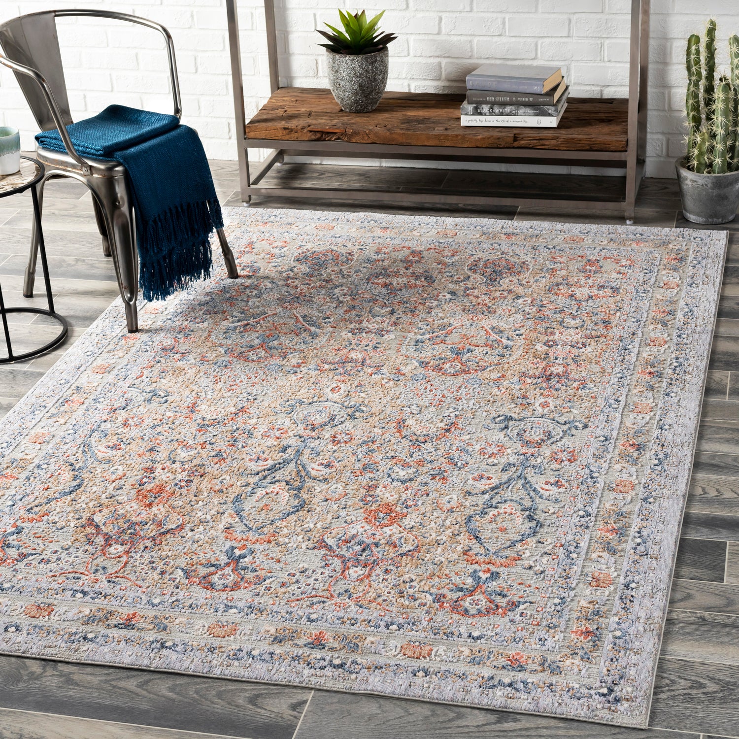 Surya Infinity Orchid Machine Woven Rug