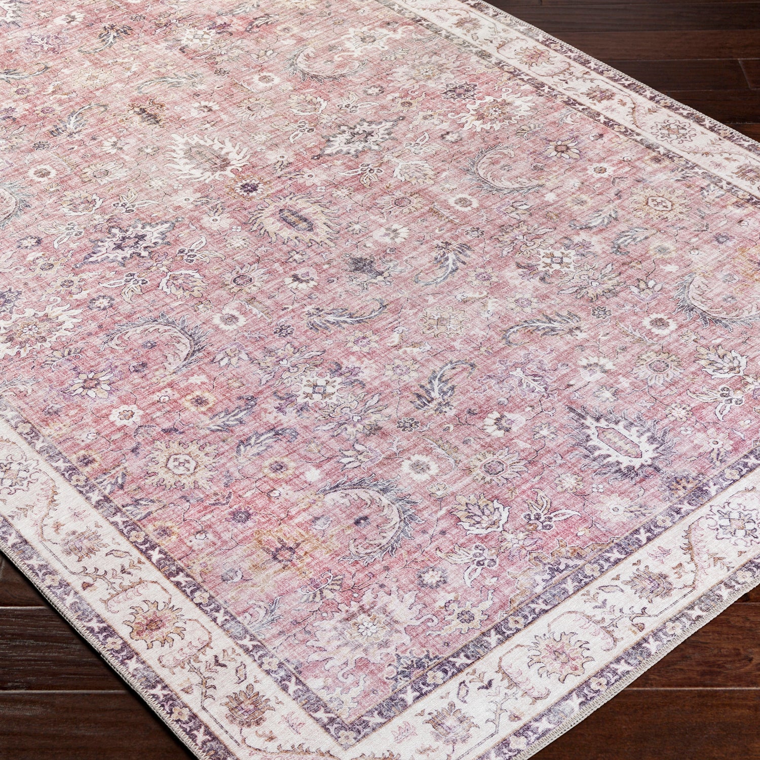 Livabliss Iris Botanical Machine Woven Rug