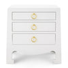 Villa and House Jacqui 3 Drawer Side Table