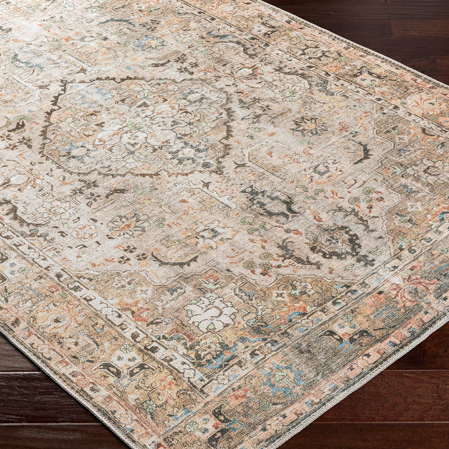 Livabliss Kemer Timber Washable Rug