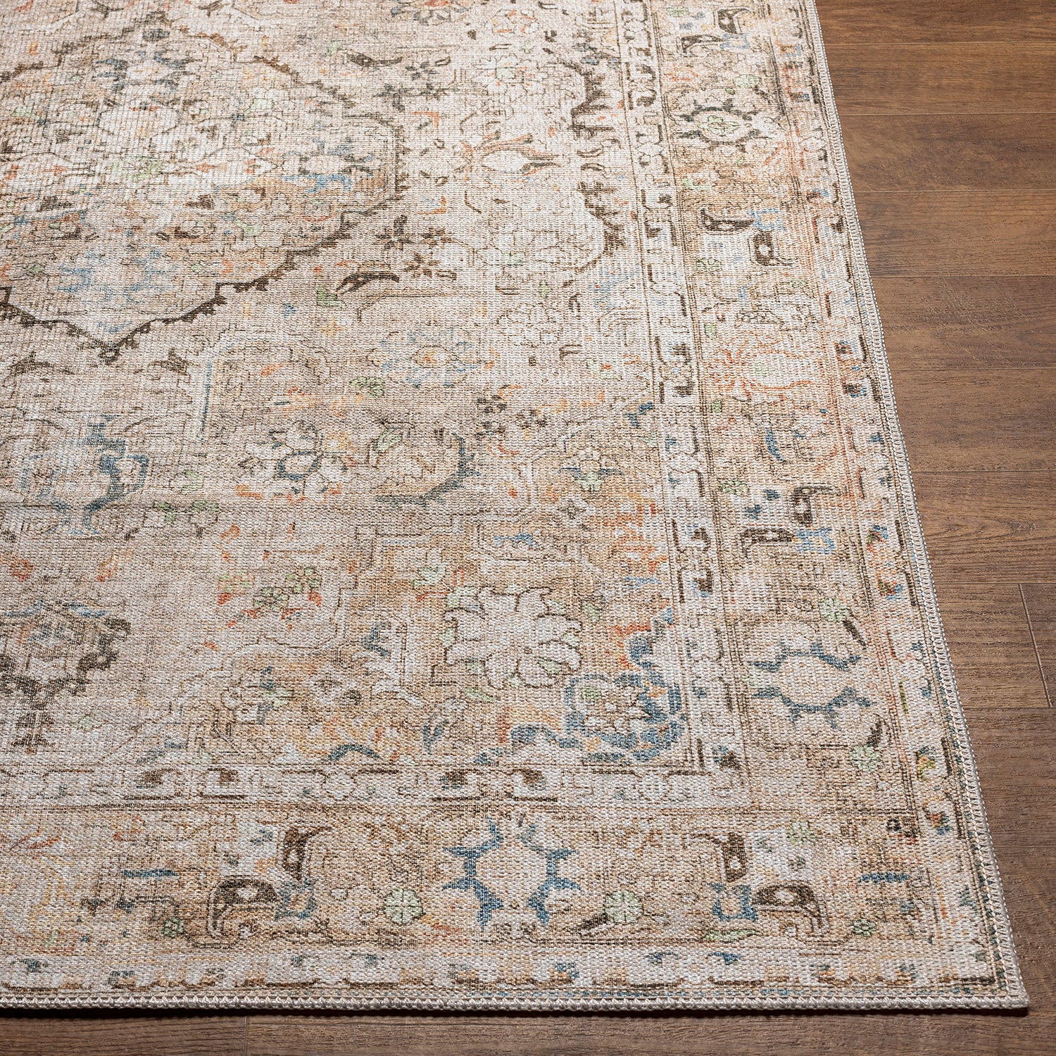 Livabliss Kemer Timber Washable Rug