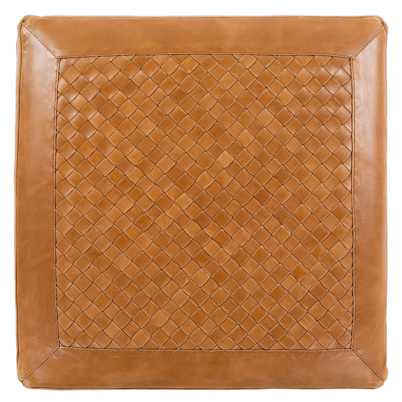 Faber Leather Pouf