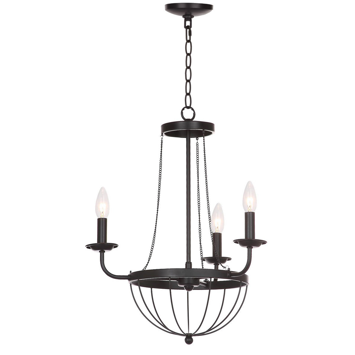 Vivian 3-Light Adjustable Chandelier