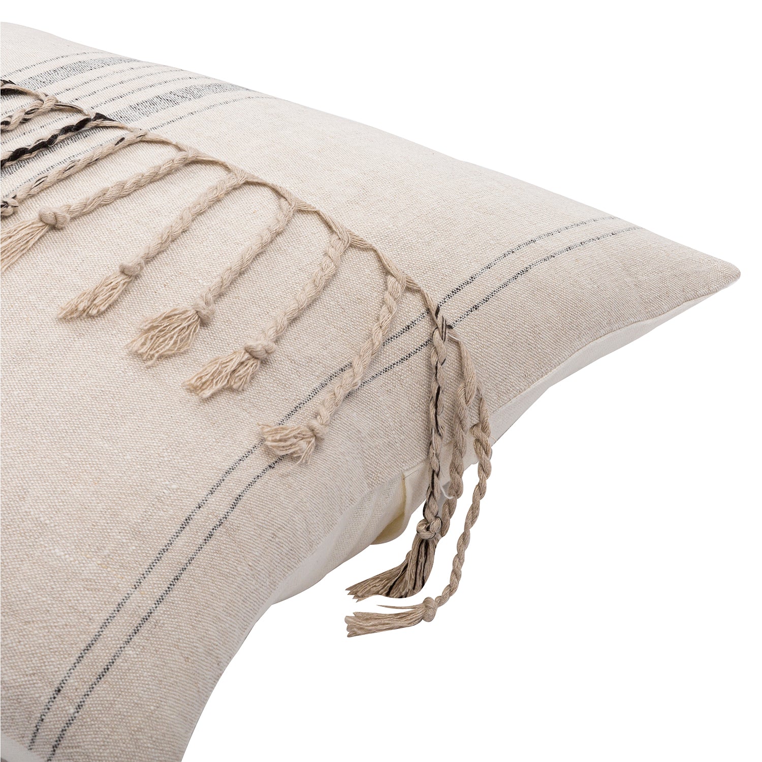 Weber Braid Linen Throw Pillow
