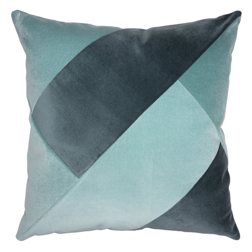Square Feathers Maxwell Velvet Throw Pillow