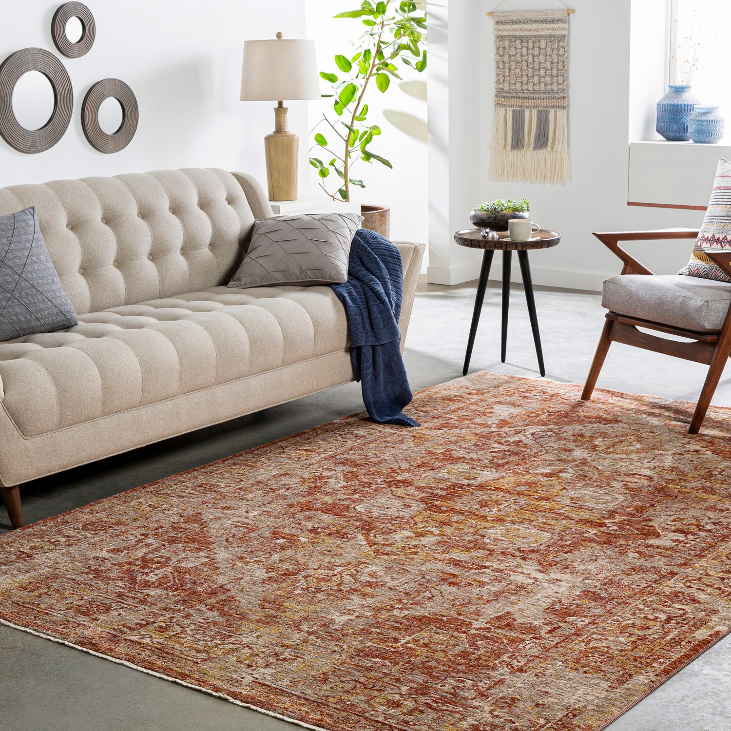 Livabliss Mirabel Sunny Machine Woven Rug