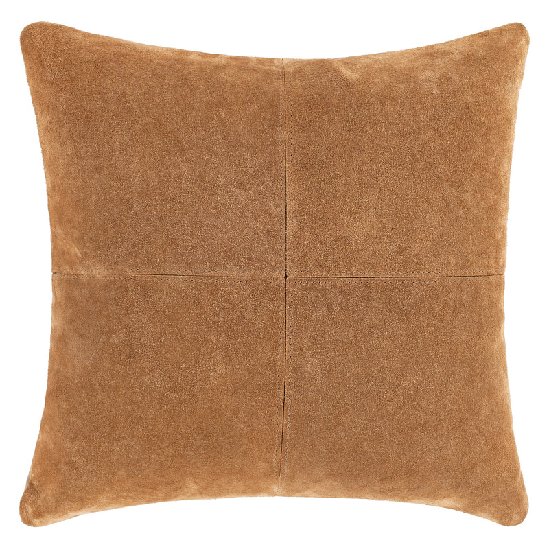 Galley Leather Throw Pillow