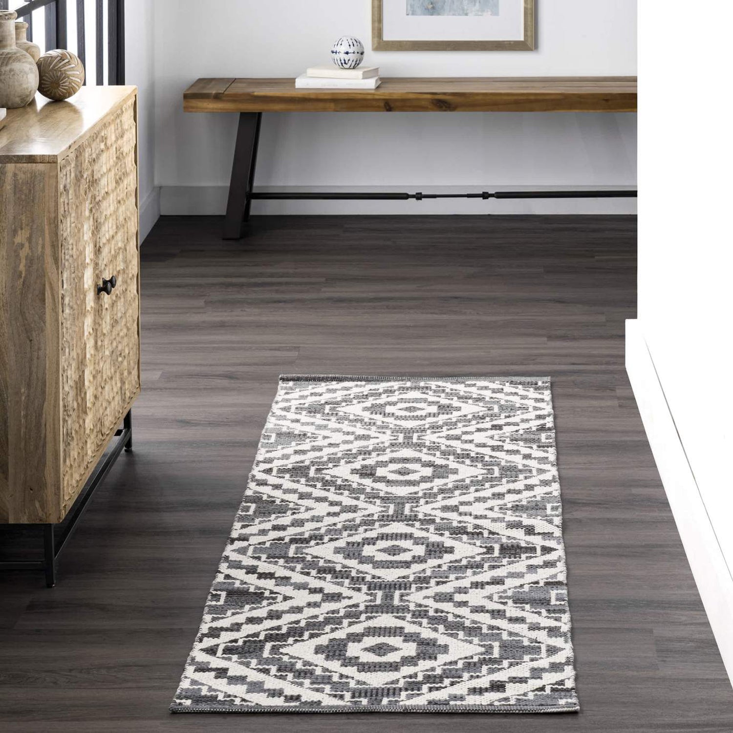 Pleasant Flatweave Rug