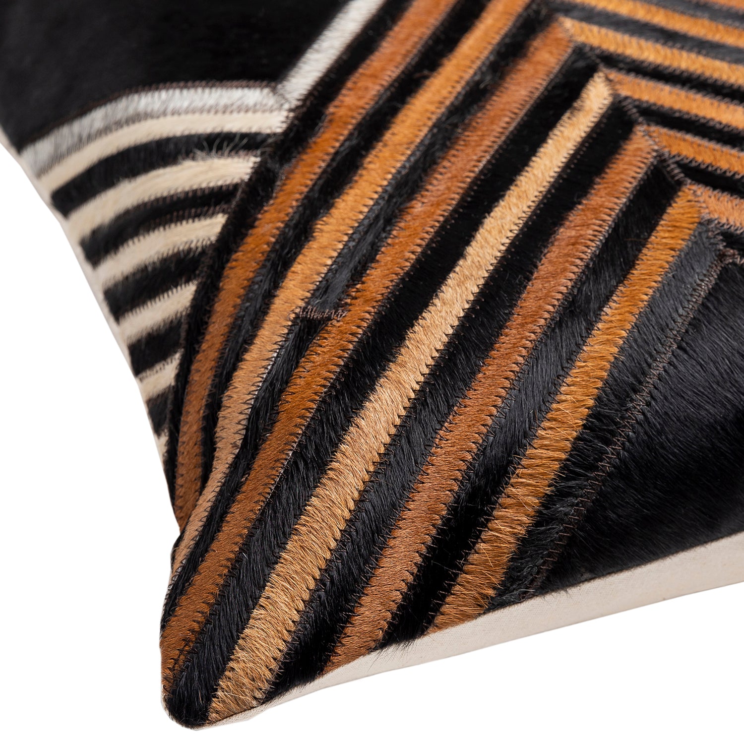 Gould Peak Leather Throw Pillow