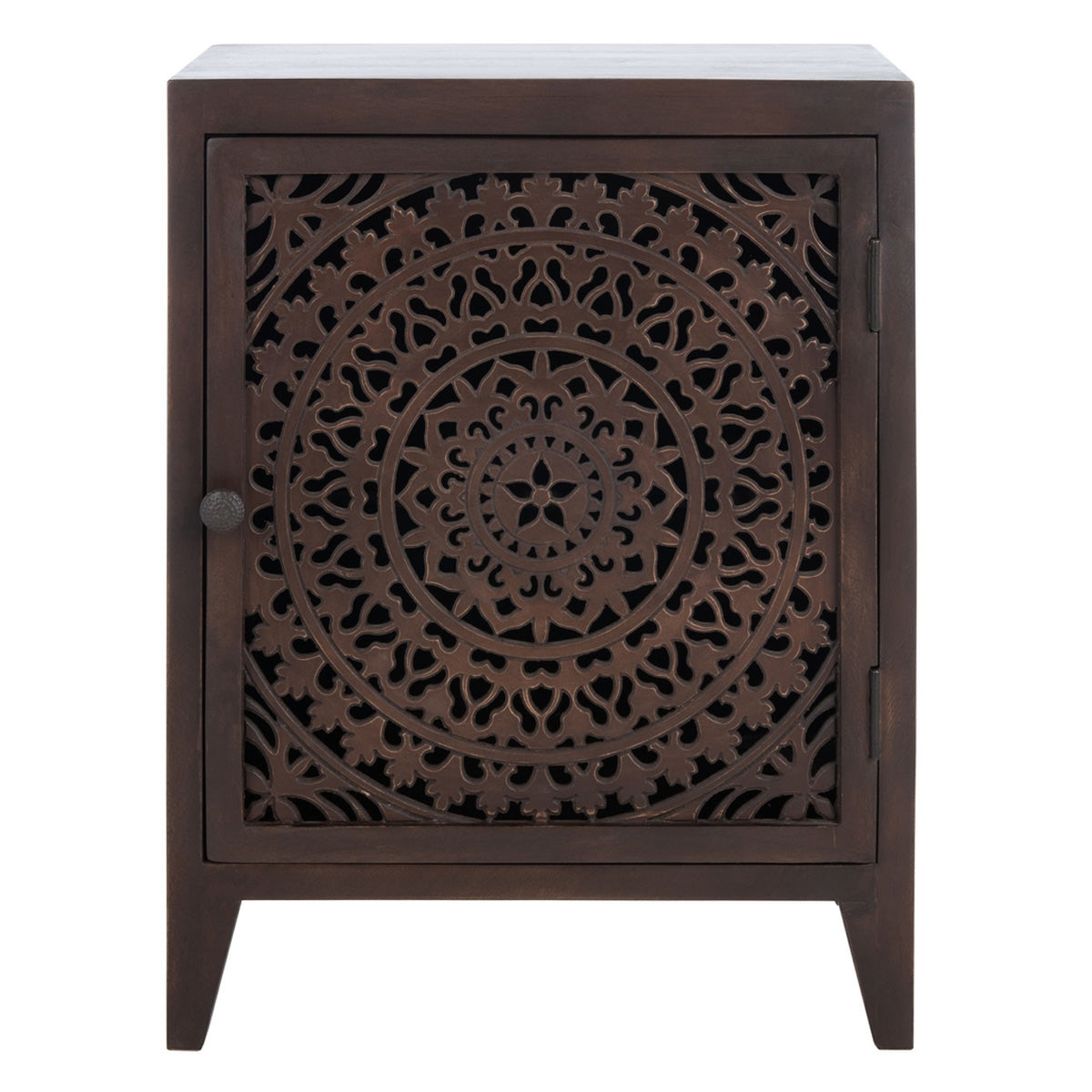 Gigi 1 Door Carved Nightstand