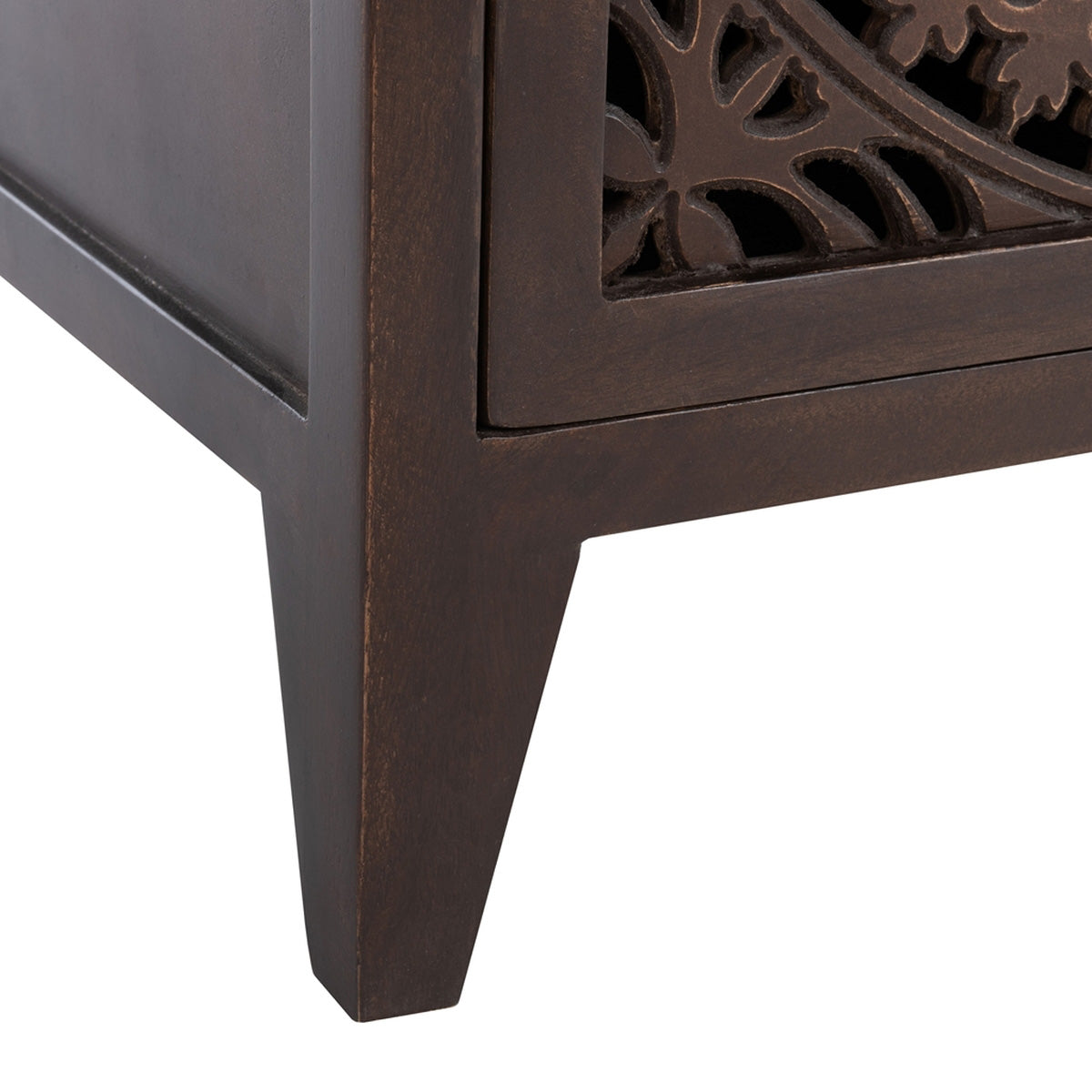 Gigi 1 Door Carved Nightstand
