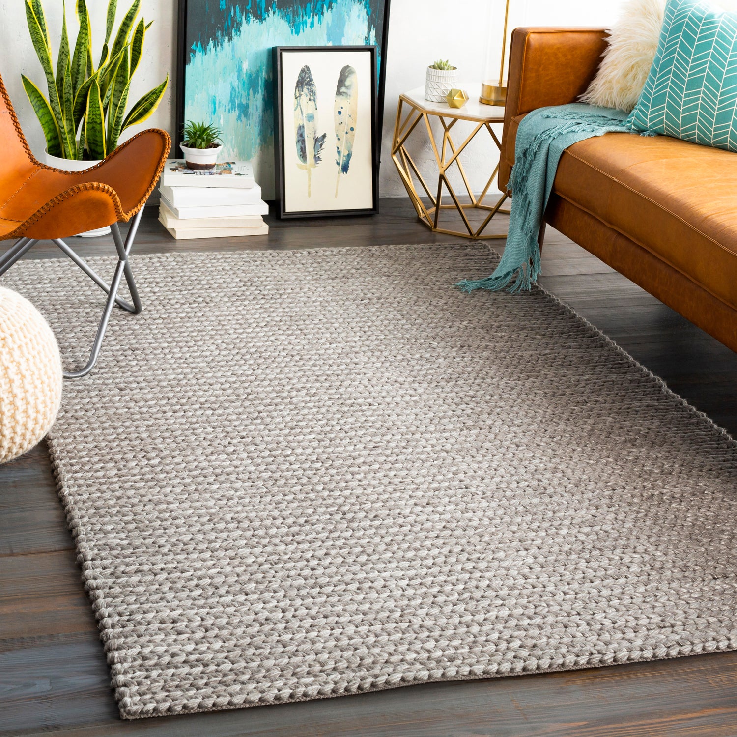 Surya Ozark Braid Hand Woven Rug