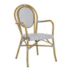 Valeria French Bistro Outdoor Arm Chair Set of 2