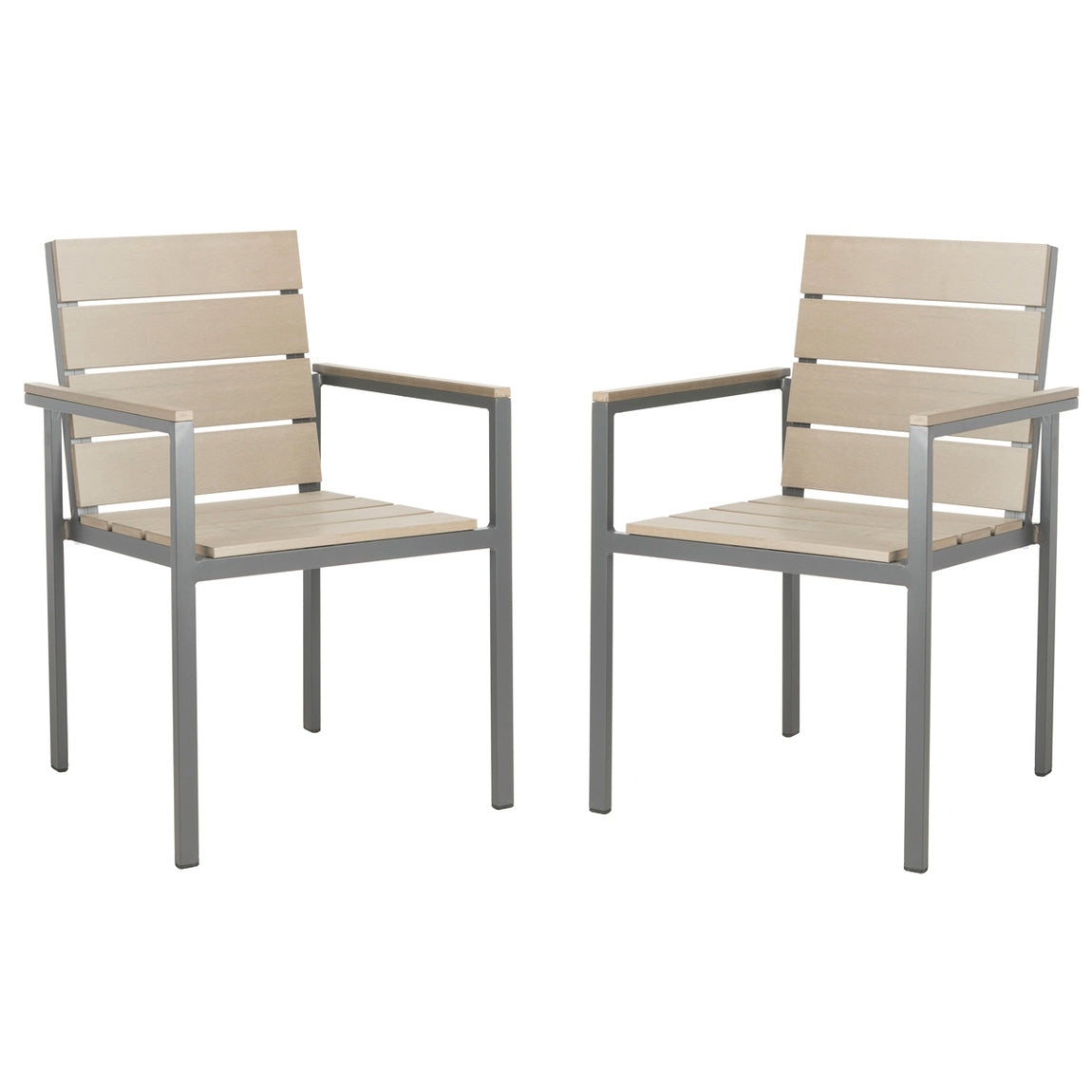 Corinne Stackable Outdoor Chair Set of 2