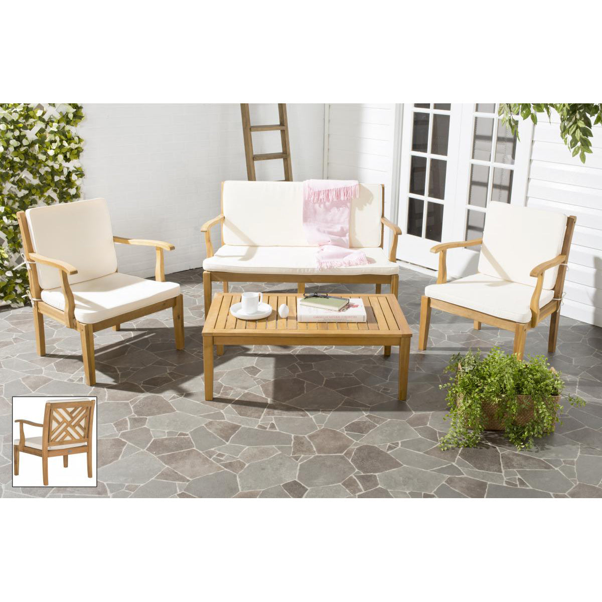 Jamya 4-Piece Outdoor Living Set