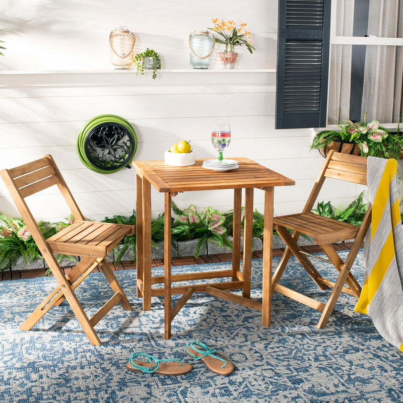 Rhydding Outdoor Folding Bistro Set Paynes Gray