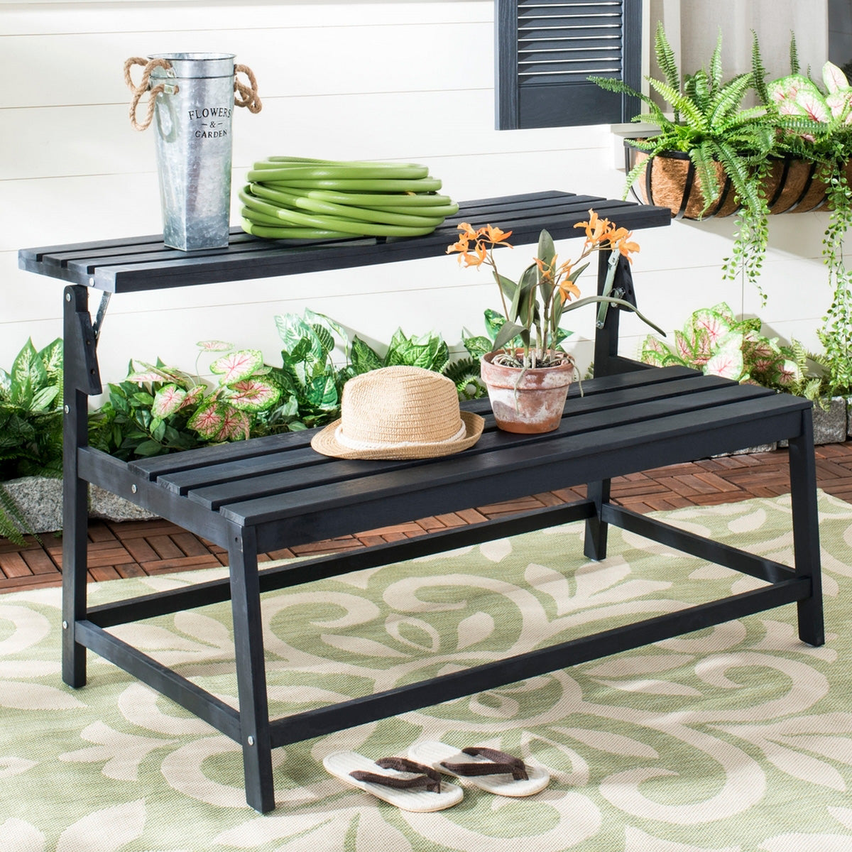 Campion Outdoor Convertible Bench/Table