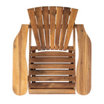 Paisley Retractable Footrest Outdoor Adirondack Chair