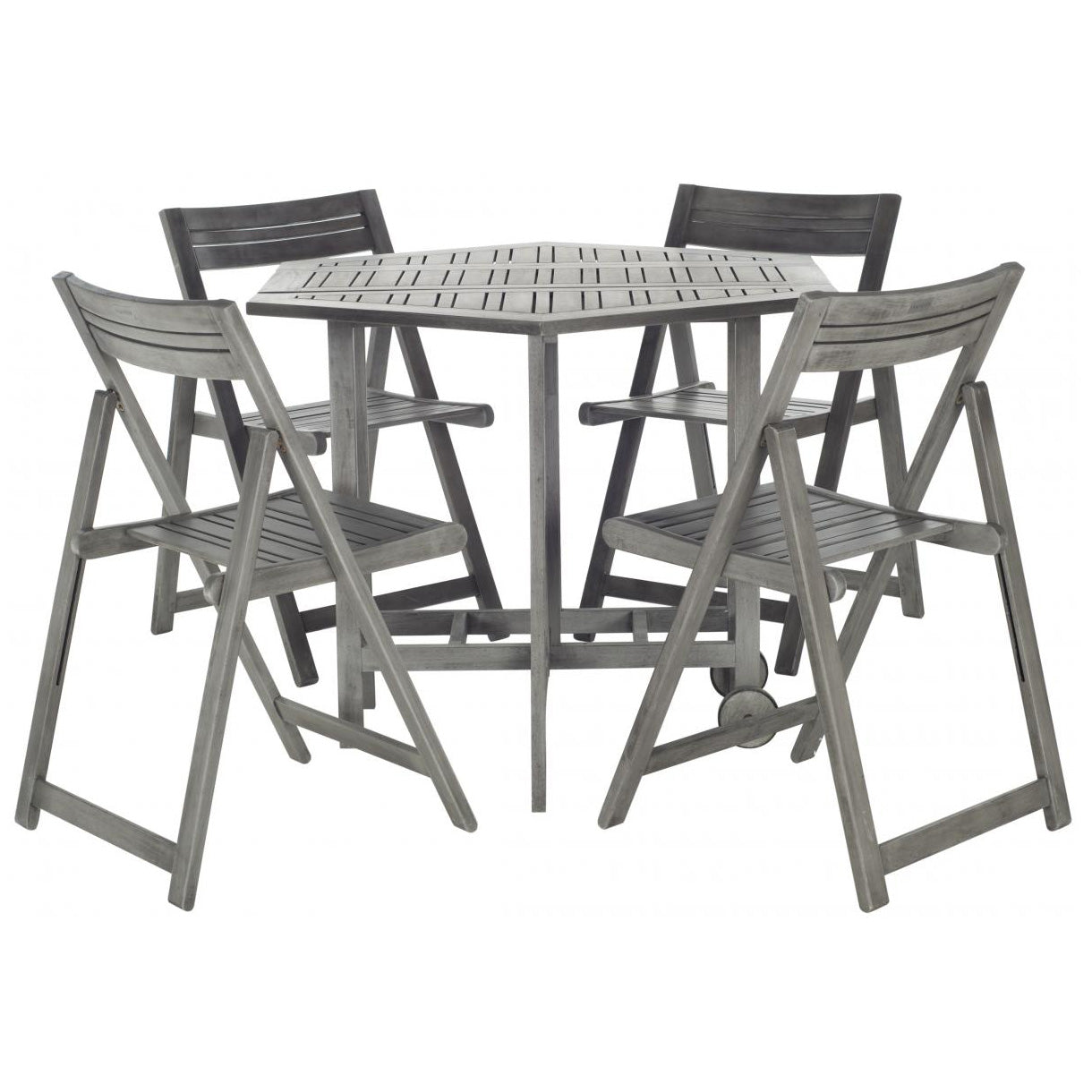 Kierra 5-Piece Foldable Outdoor Dining Set