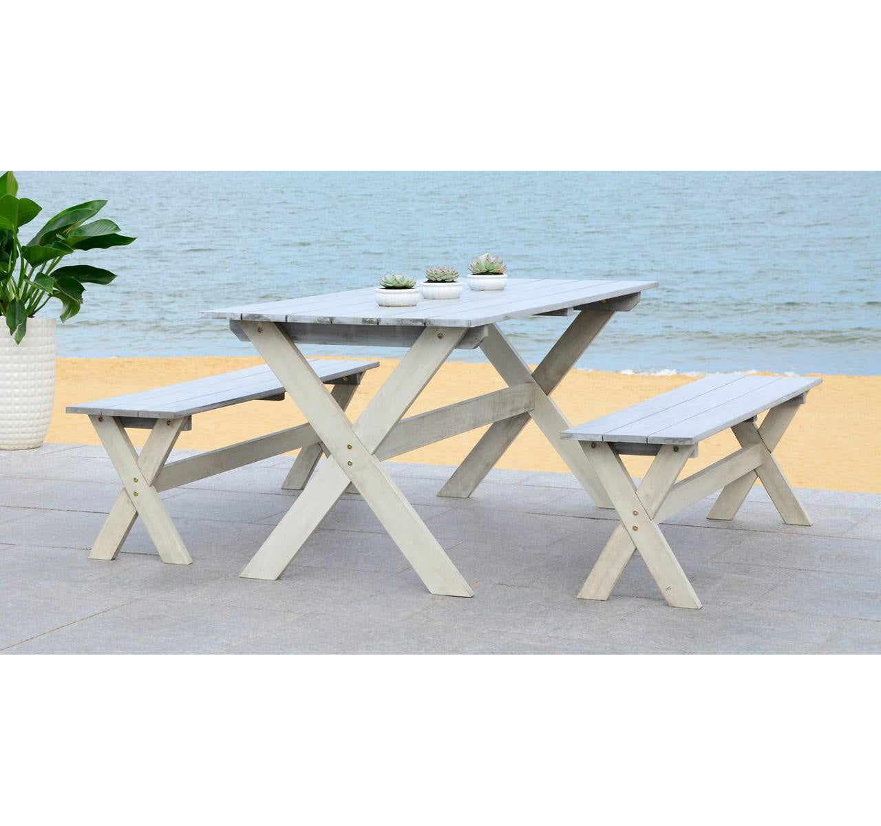 Broughton 3-piece Outdoor Dining Set