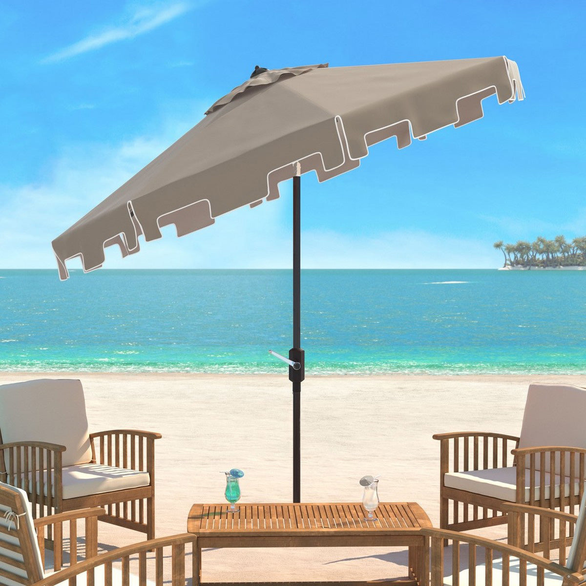 Constance 9-ft Round Patio Umbrella