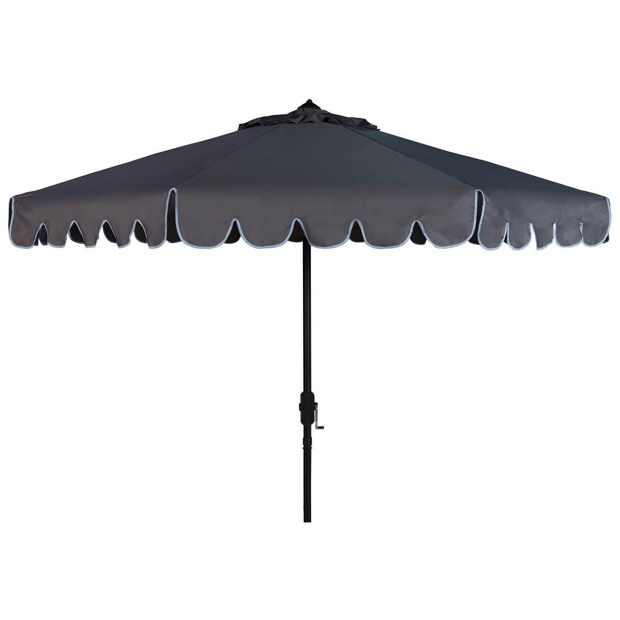 Greta Scallop 9-ft Round Patio Umbrella