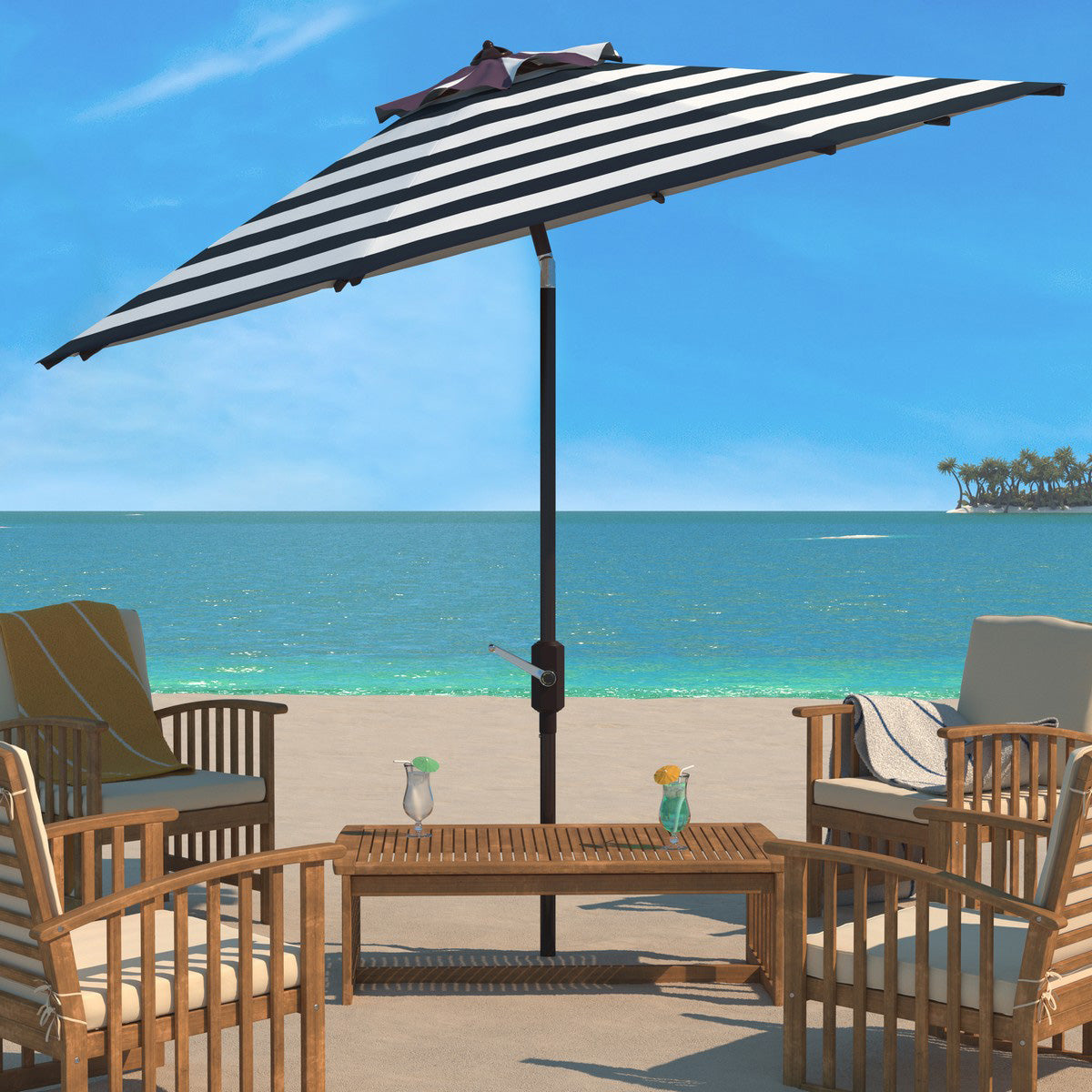 Calista 11-ft Round Patio Umbrella