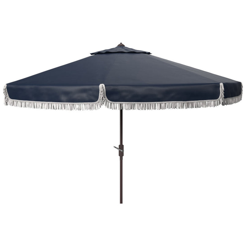 Phoebe Fringe 11-ft Round Patio Umbrella
