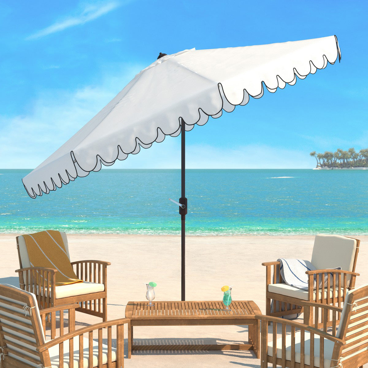 Maia 11-ft Patio Round Umbrella