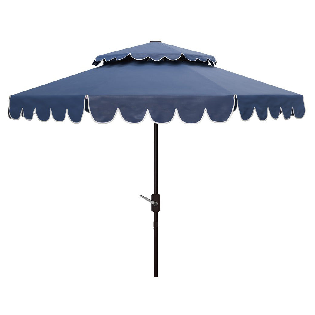 Greta 9-ft Double Top Round Patio Umbrella