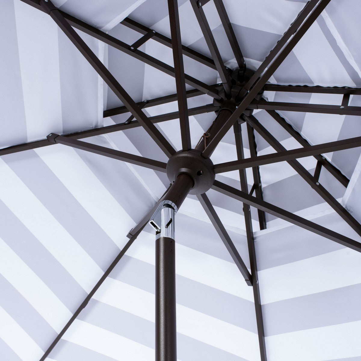 Allegra 9-ft Round Double Top Patio Umbrella