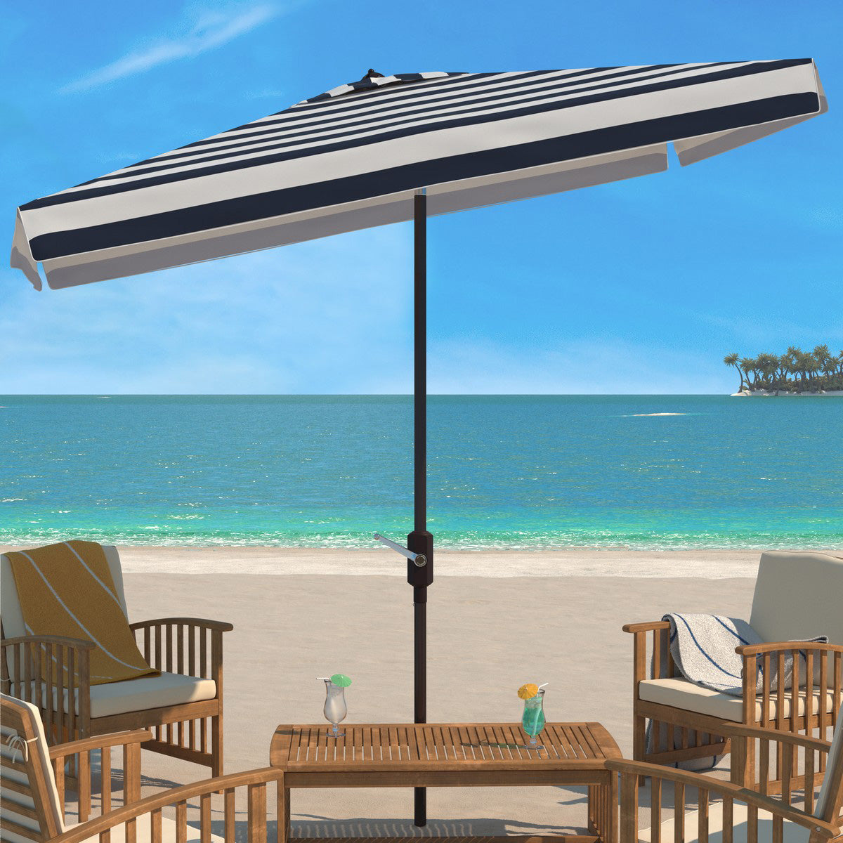 Lorelei Rectangle Patio Umbrella