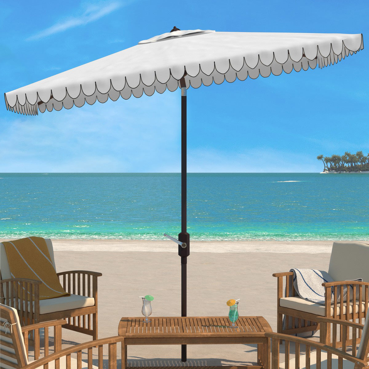 Greta Rectangle Patio Umbrella