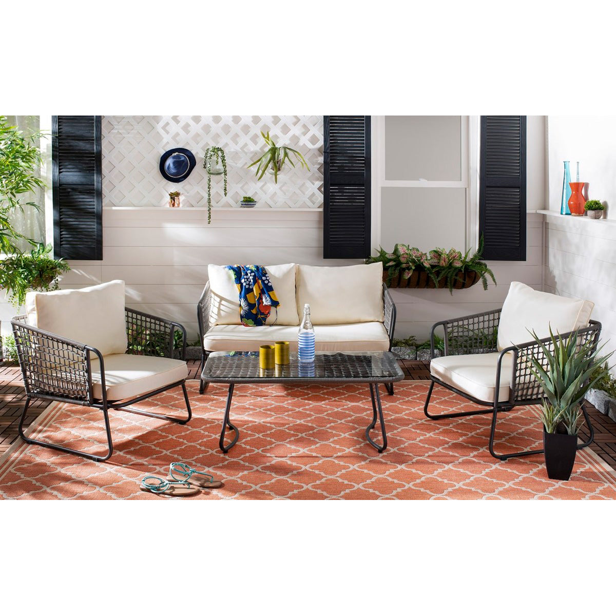 Larissa 4-Piece Outdoor Living Set