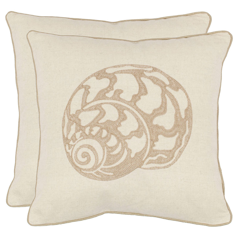 Nautilus Throw Pillow Set of 2