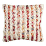 Candy Cane Looped Throw Pillow