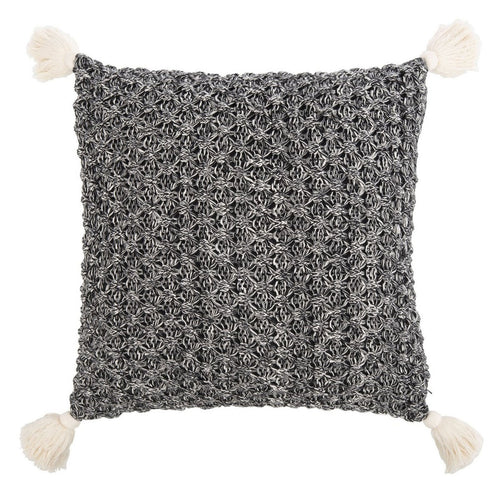 Debbie Knit Tassel Throw Pillow