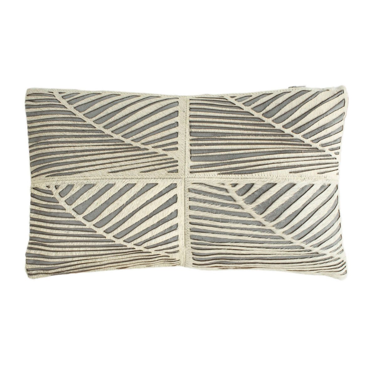 Cheryl Cowhide Throw Pillow