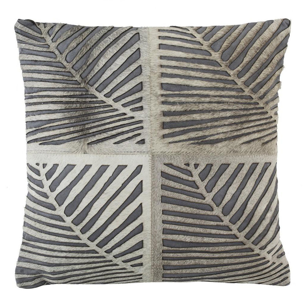 Cheryl Cowhide Throw Pillow
