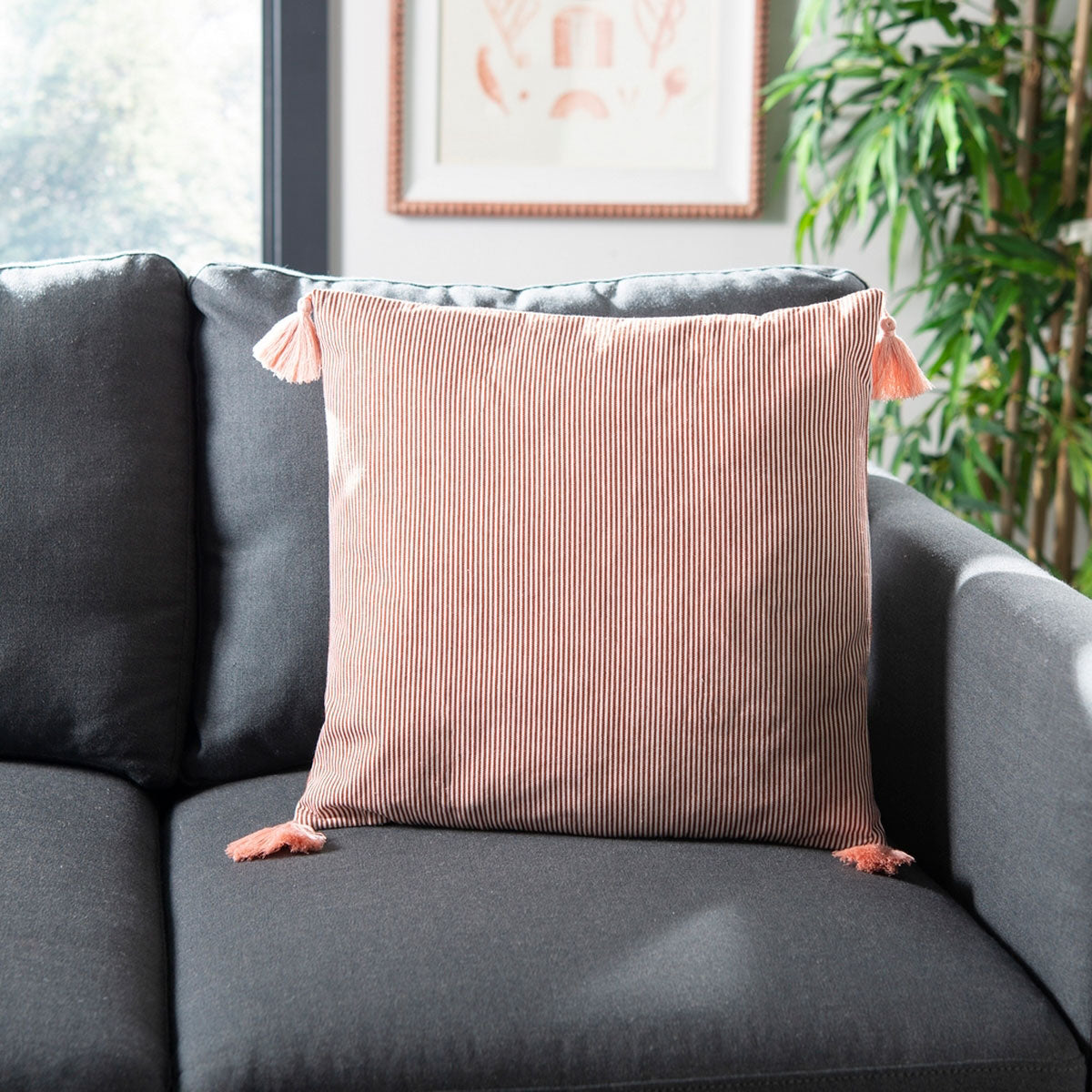 Lynn Stripe Throw Pillow