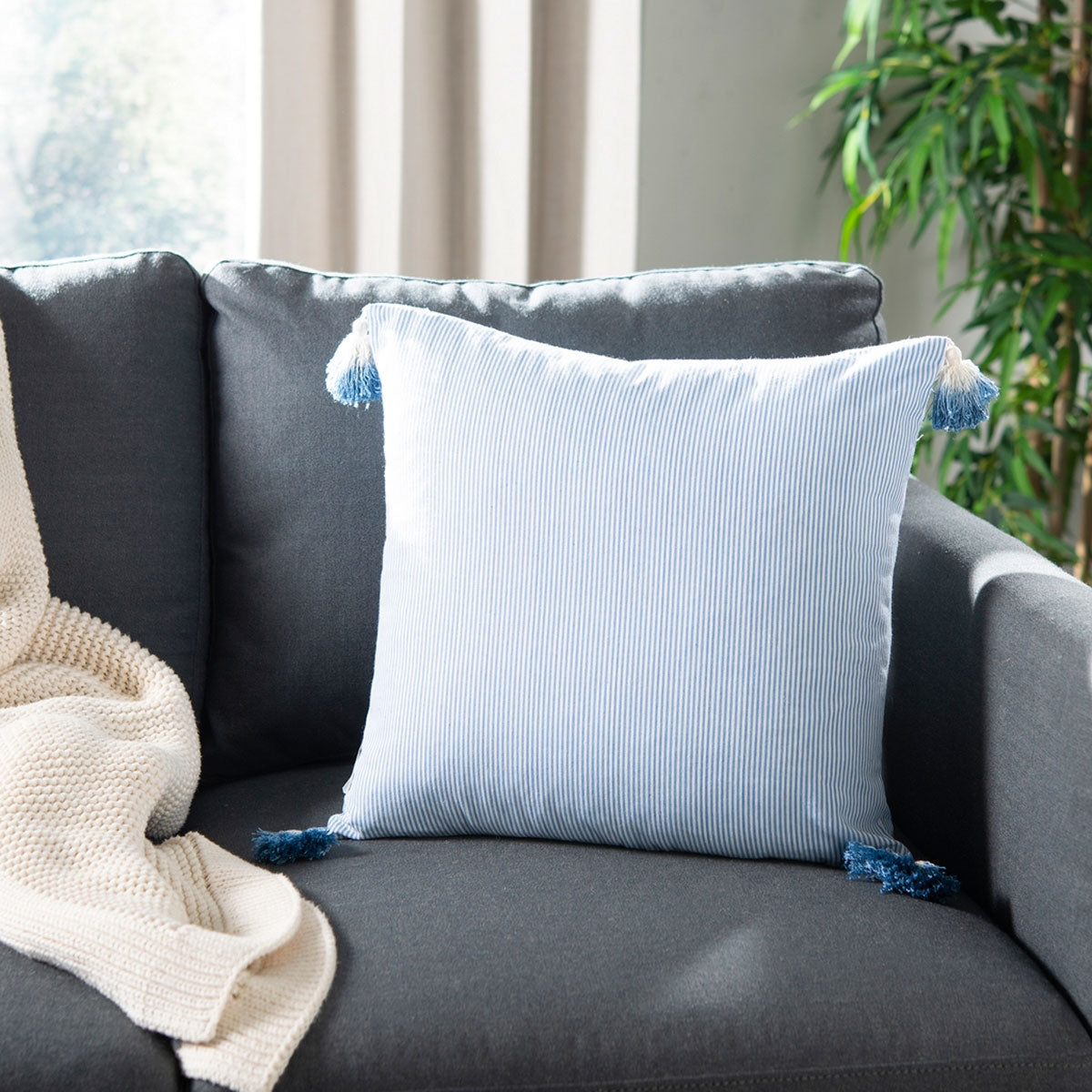 Lynn Stripe Throw Pillow